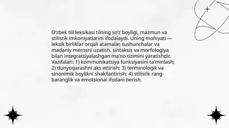 Oʻzbek tili leksikasi 3