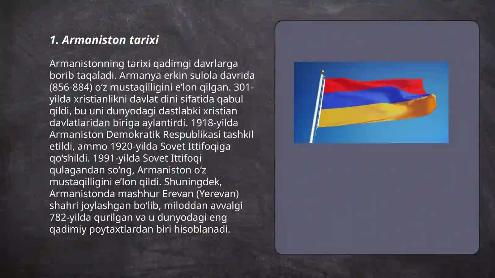 Armaniston haqida toʻliq malumot 3