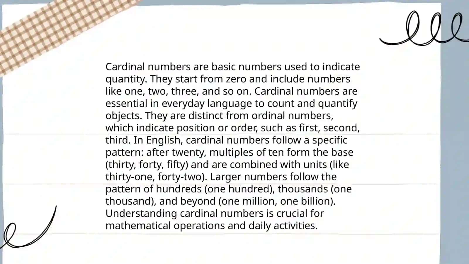 Numerals as a part of speech 3