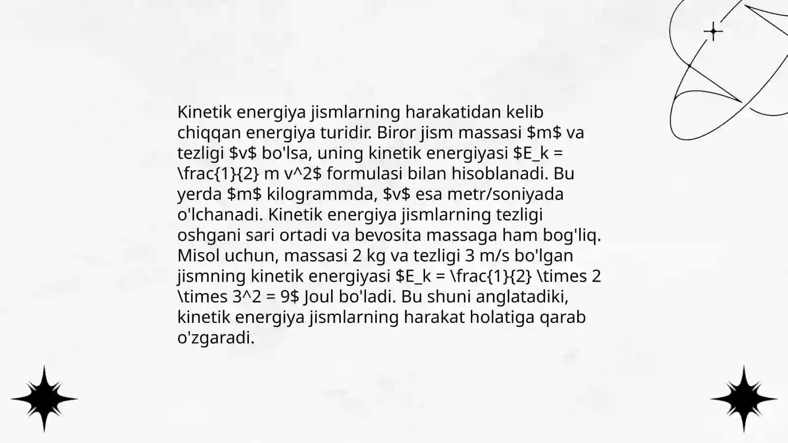 Mexanik energiya 3