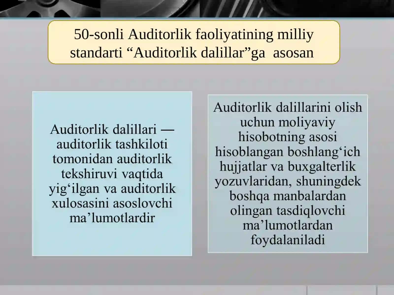 AUDITORLIK DALILLAR 3
