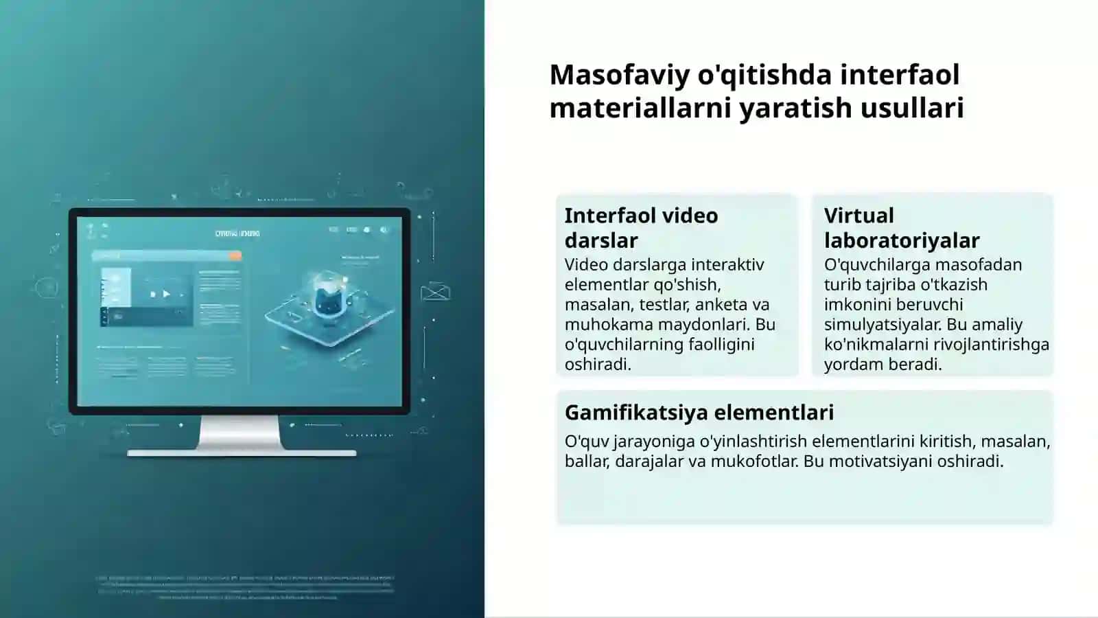Masofaviy ta'lim: kelajak sari 3