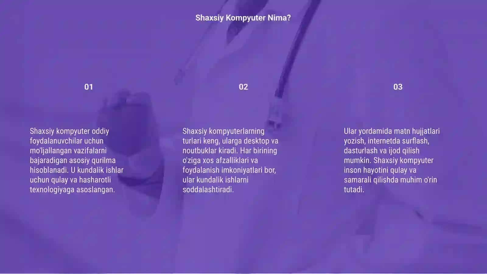 Shaxsiy Kompyuter 3