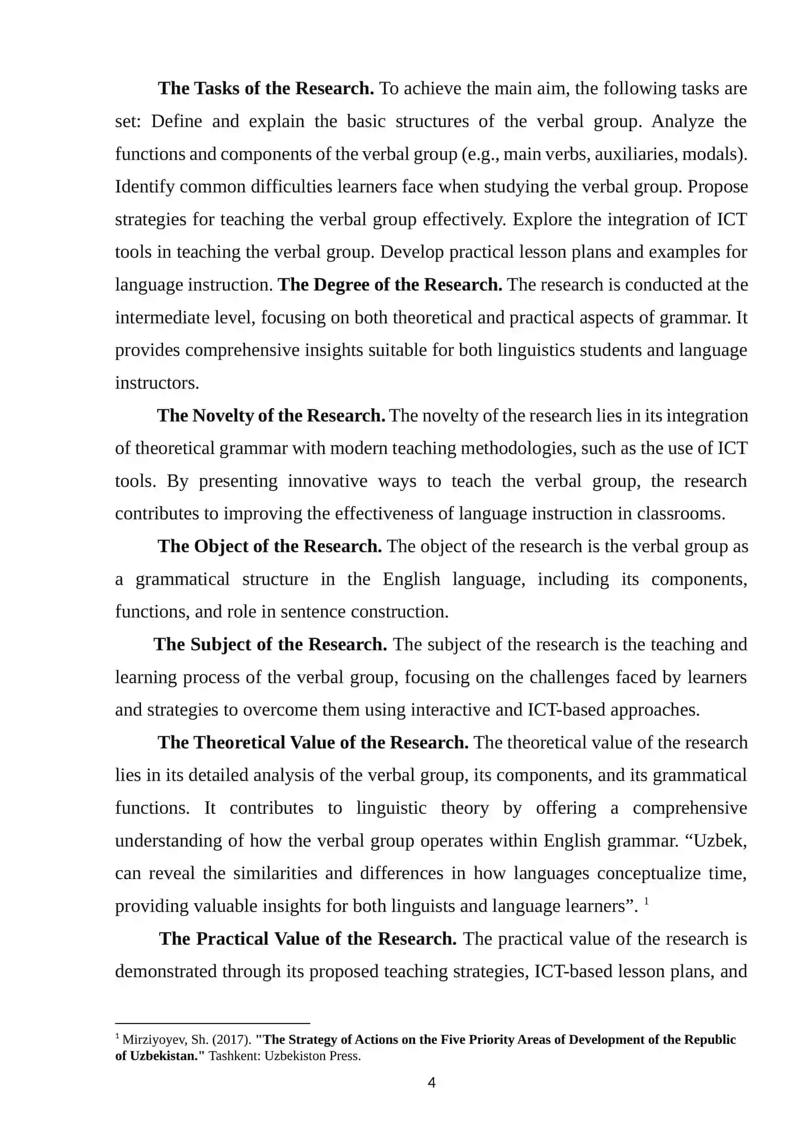 THEORETICAL FRAMEWORK OF THE VERBAL GROUP 3