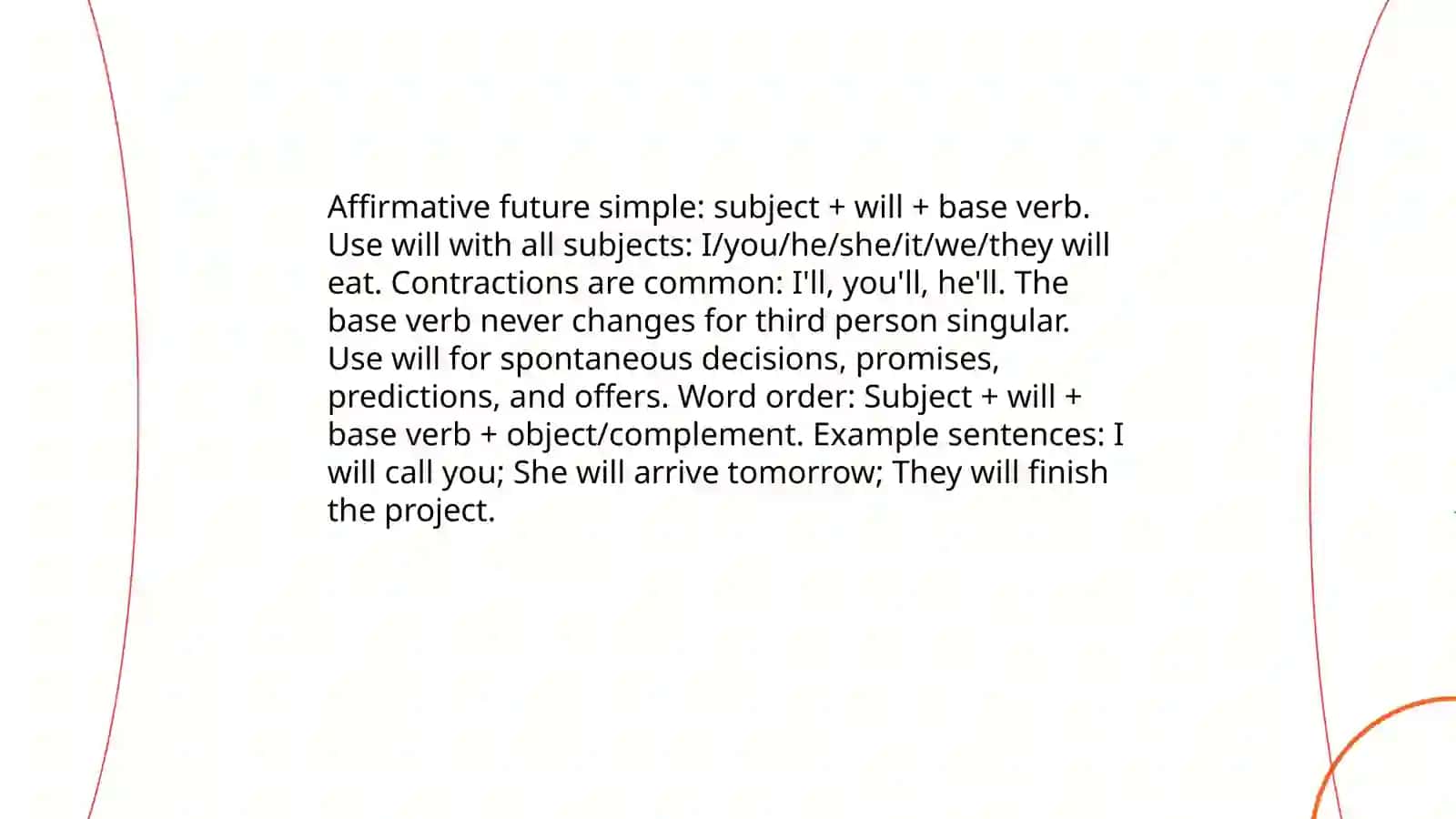 Future simple 3