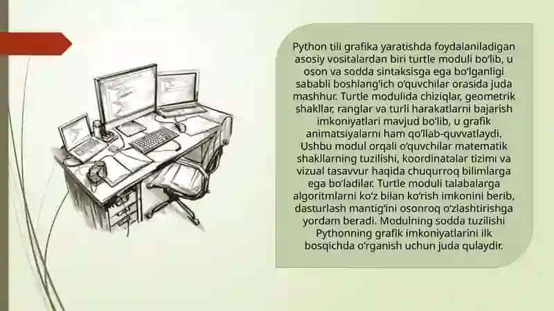 Python dasturlash tilida grafika 3