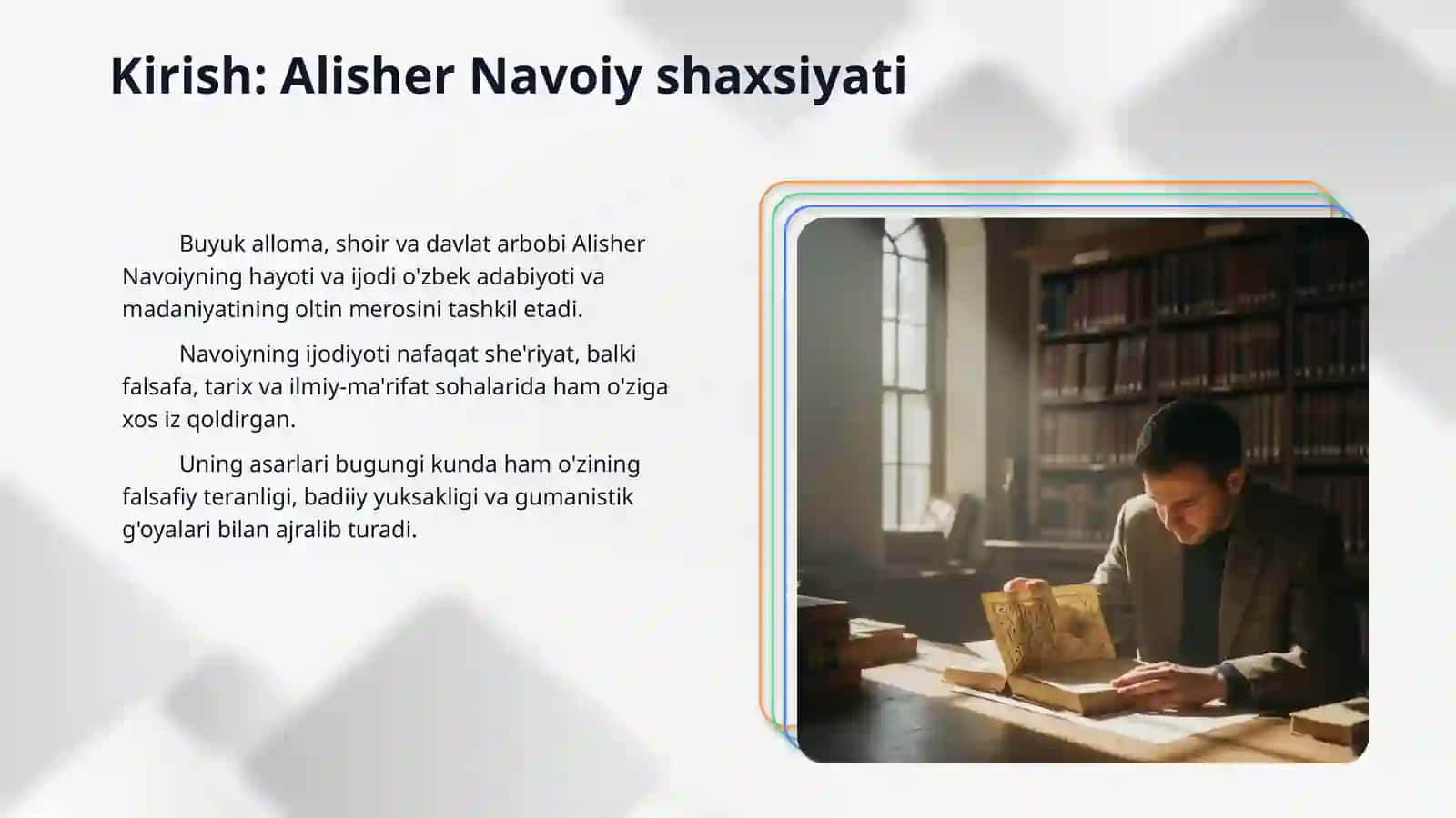 Alisher Navoiy va uning hayoti va ijodi 3