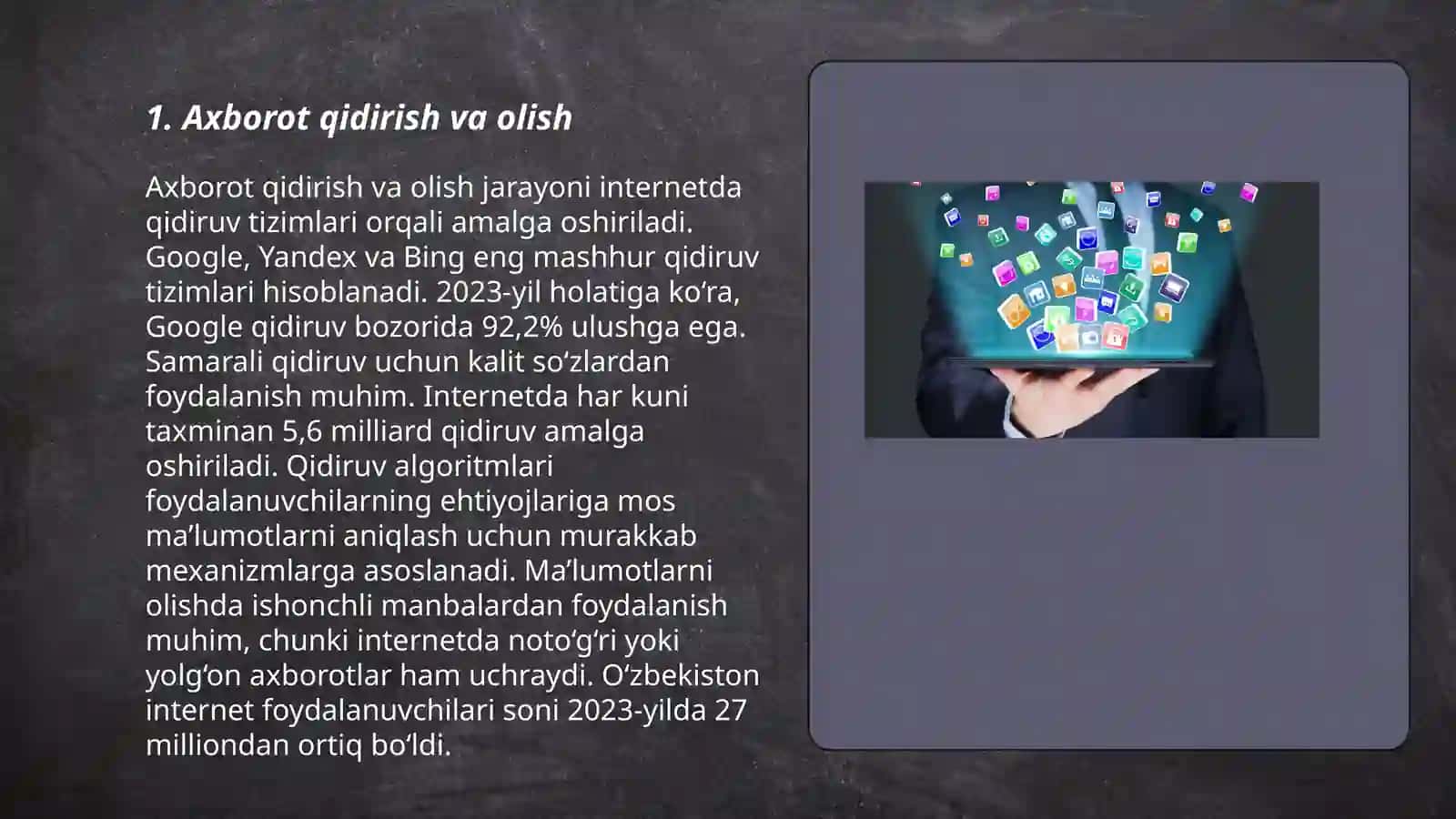 Axborot qidirish va olish 3