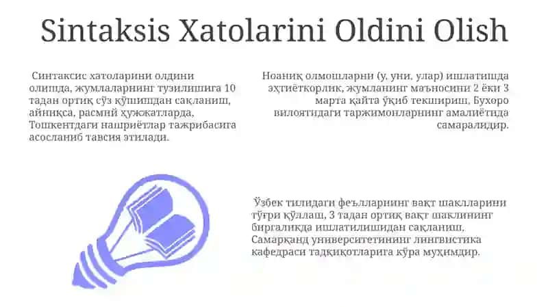 Tarjimaning grammatik muammolari 3
