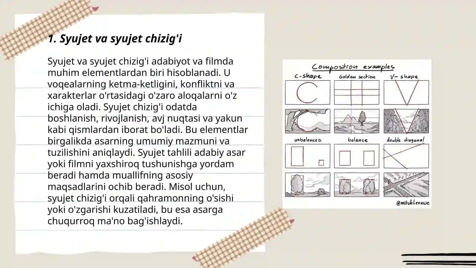 Syujet va kompozitsiya 3