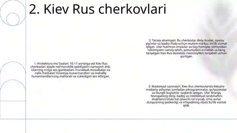 Kiyev Rusida MeʼMorchilik Va SanʼAt 3