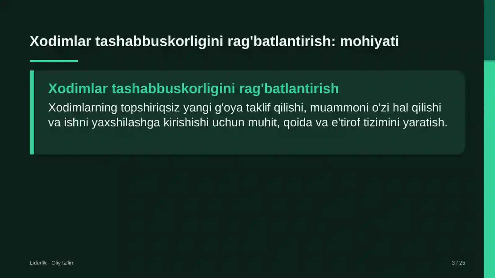 rangli metallurgiyada xodimlarning tashabbuskorligini rag'batlantirish 8738 3