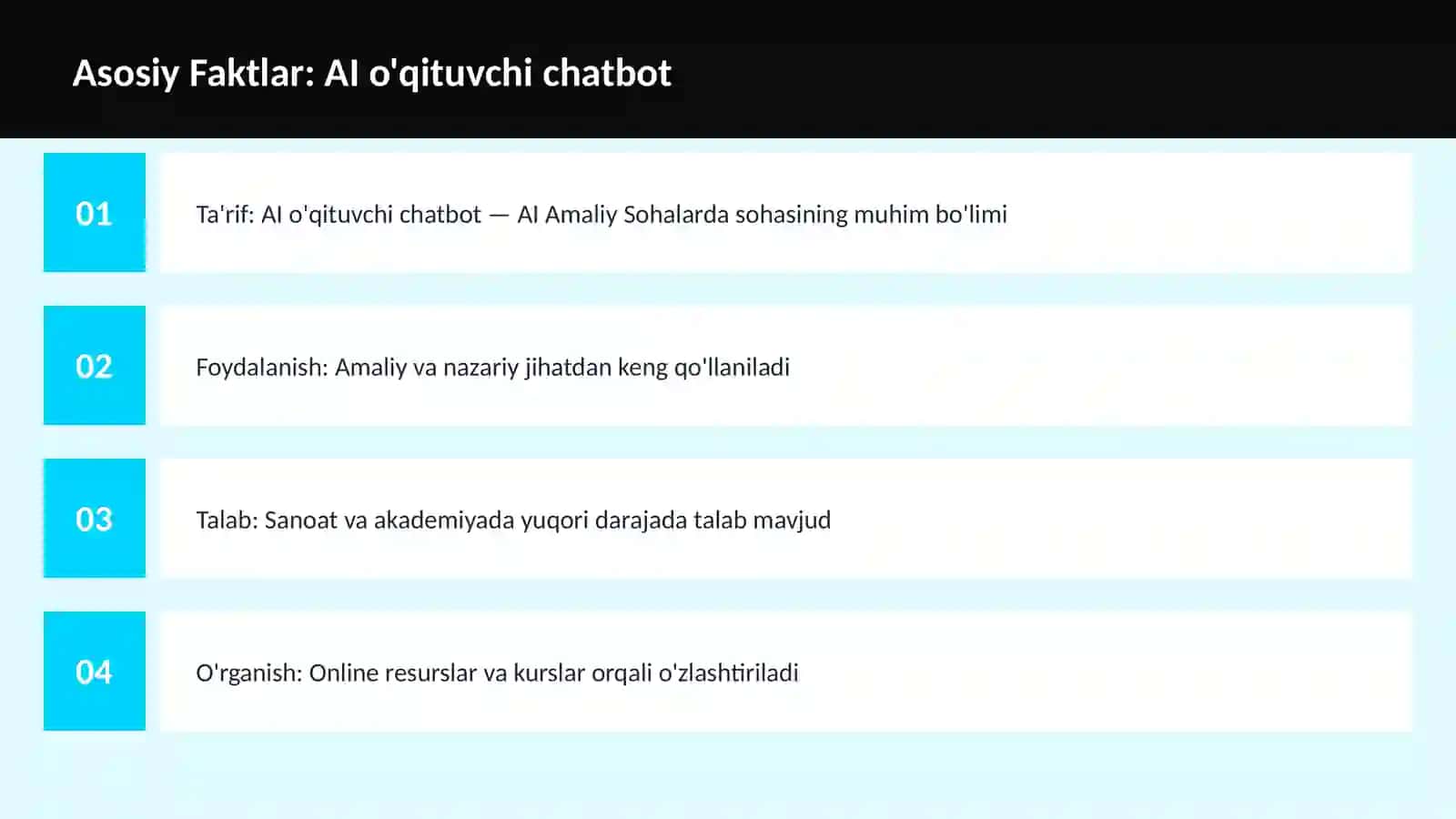 AI o'qituvchi chatbot 3