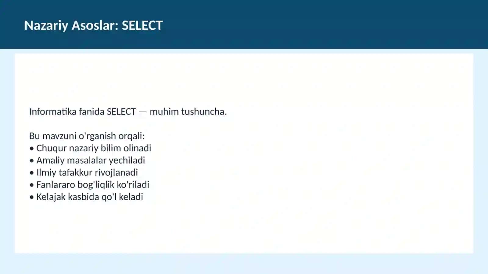 INFORMATIKA SQL 3