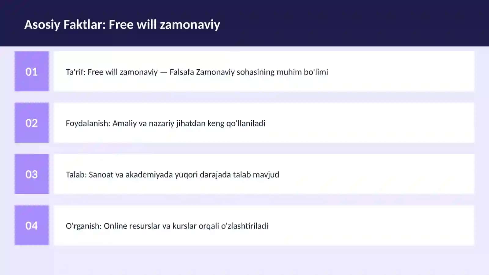 Free will zamonaviy 3
