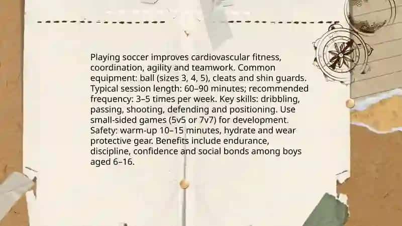 Free time activities ( Boys ) 3
