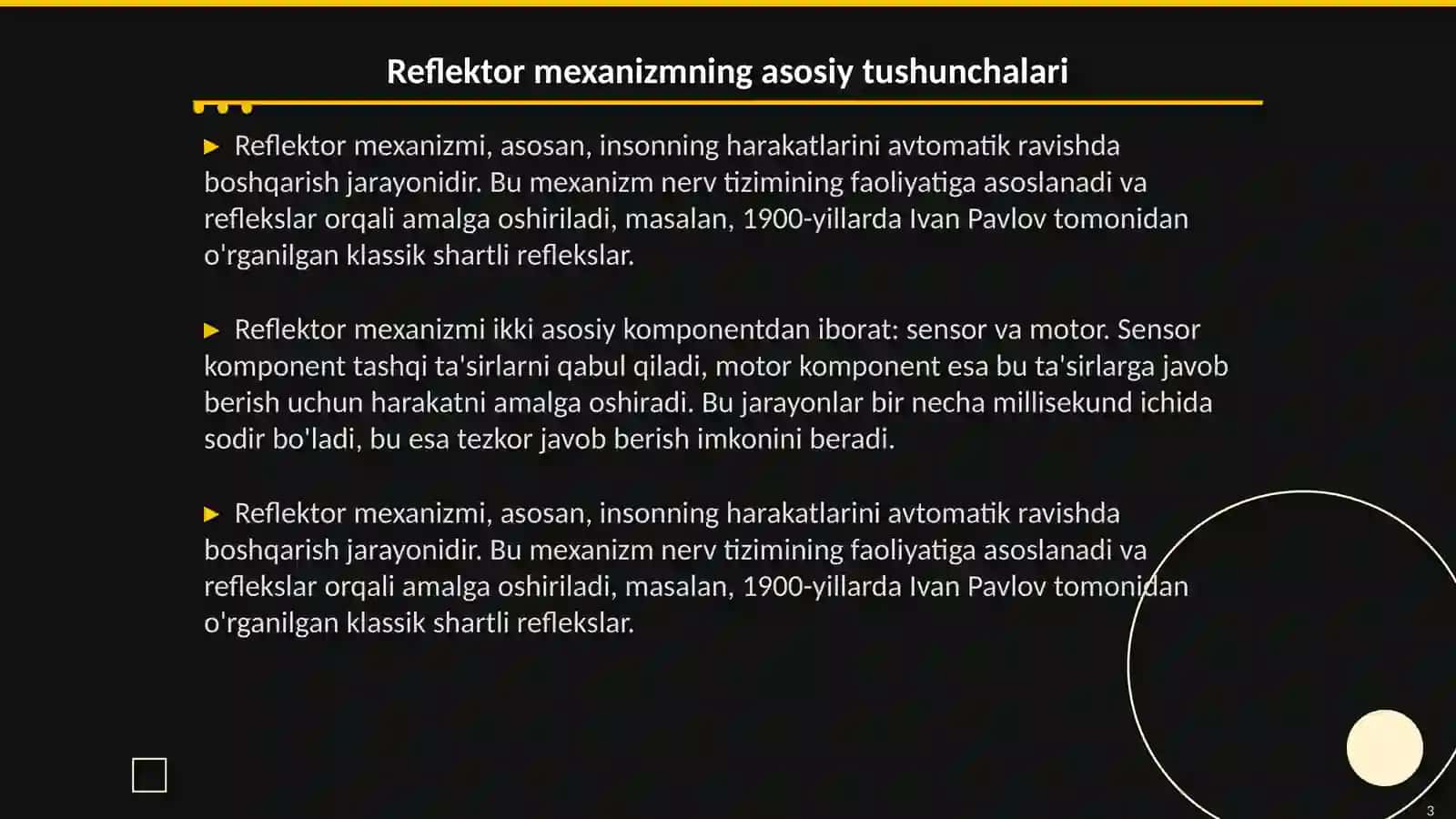Reflektor Mexanizmi 3