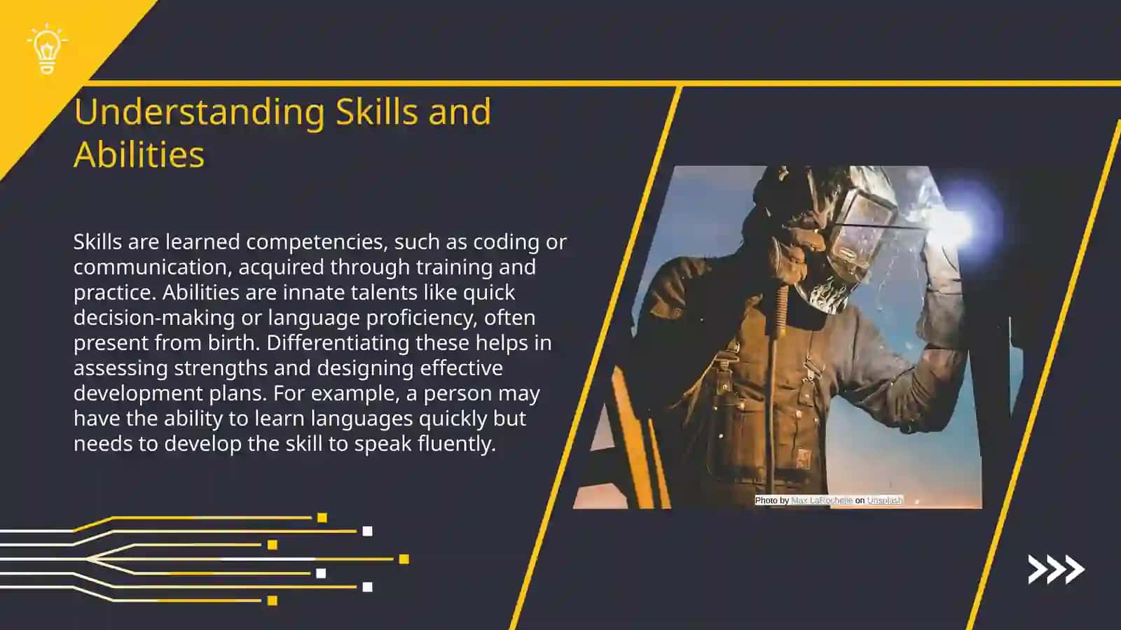 Skills and abilities 3