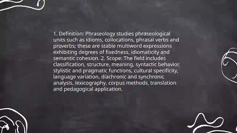 PHRASEOLOGY AND PHRASEOLOGICAL UNITS 3