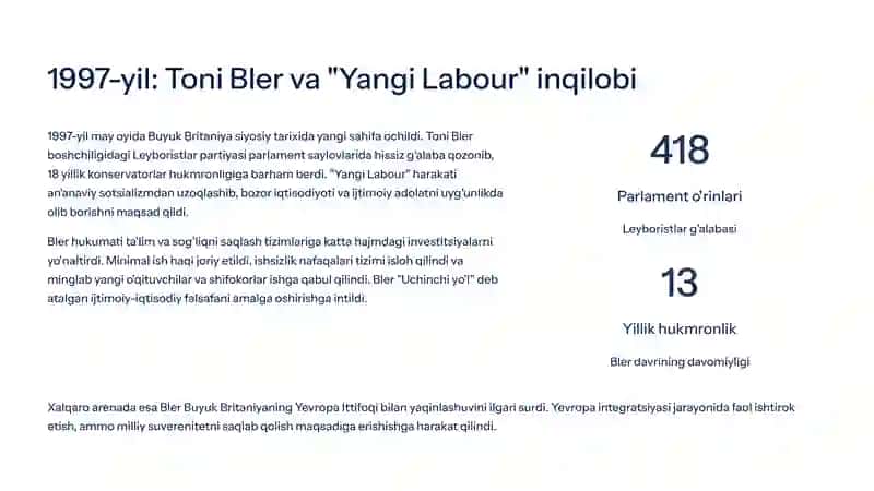 Buyuk Britaniya: O'zgarishlar va Davrlar 3