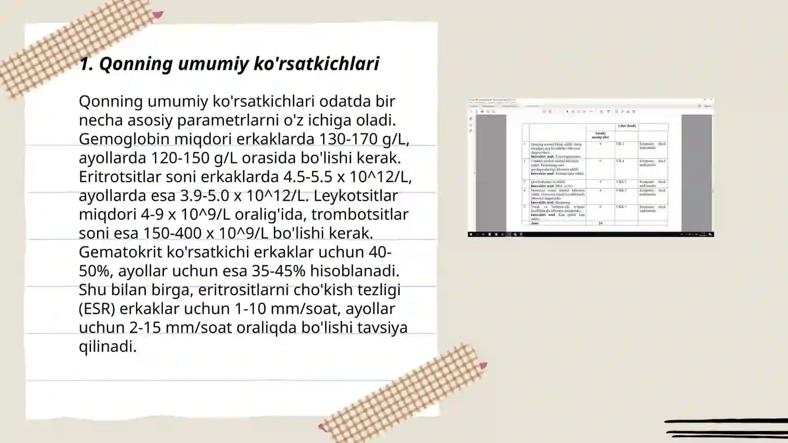 Qonning klinik tahlili 3