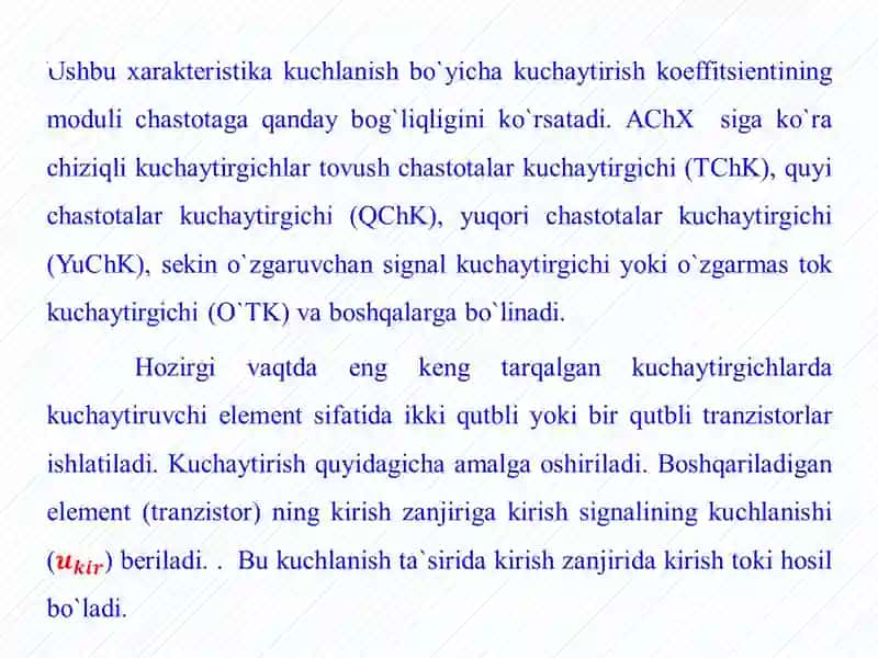 KUCHАYTIRGICHLАR 3