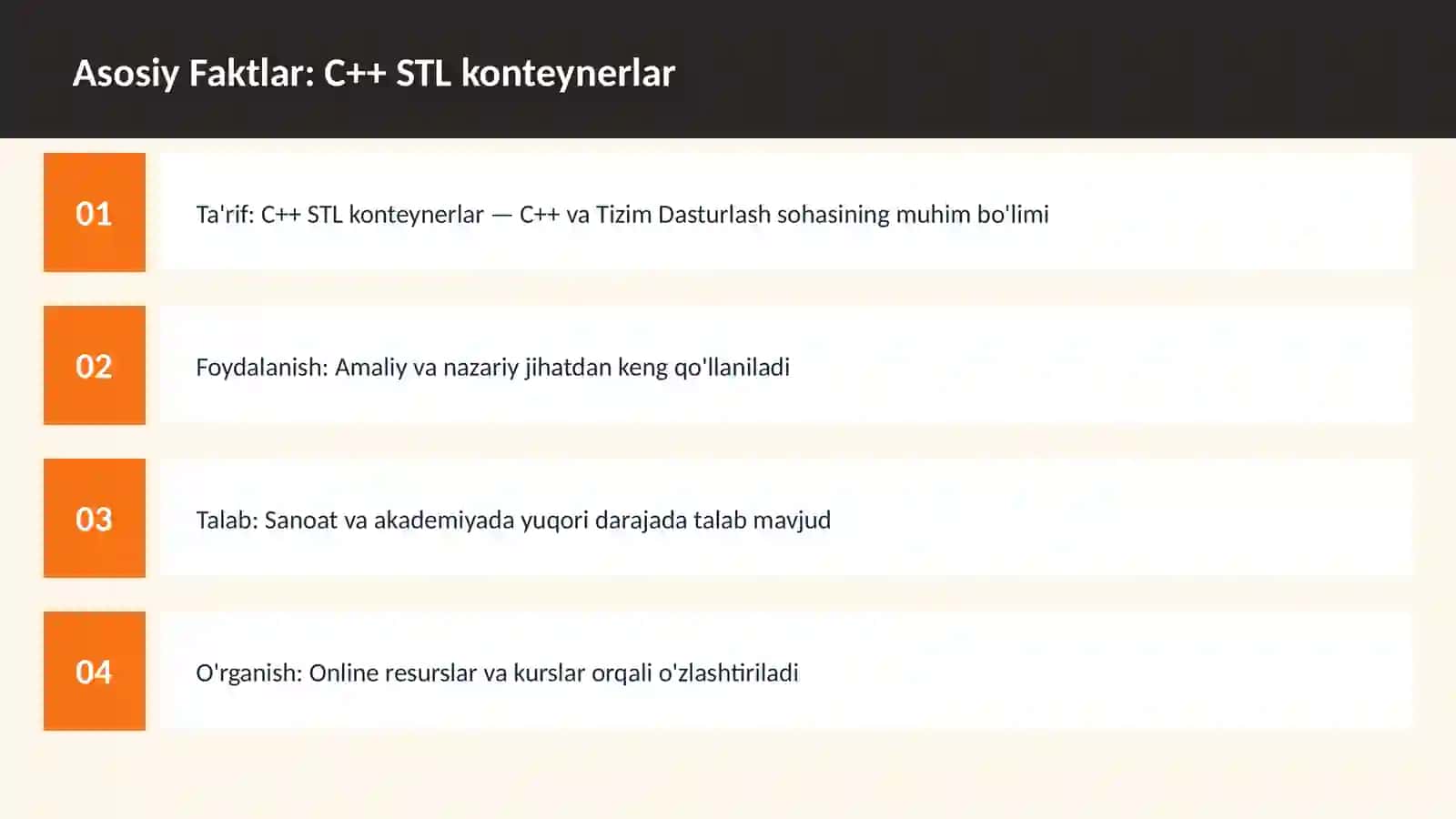 C++ STL konteynerlar 3