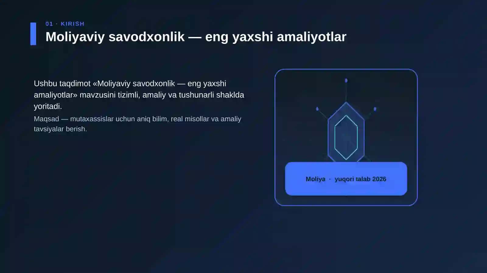 Moliyaviy savodxonlik — eng yaxshi amaliyotlar 3