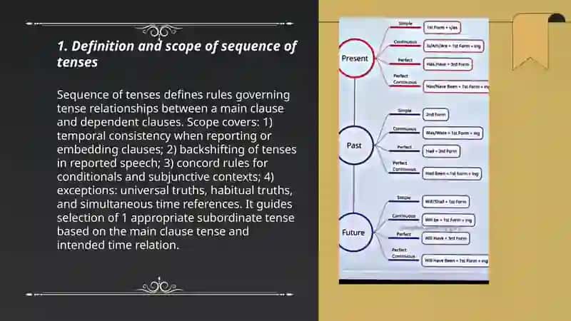 Sequence of tenses 3