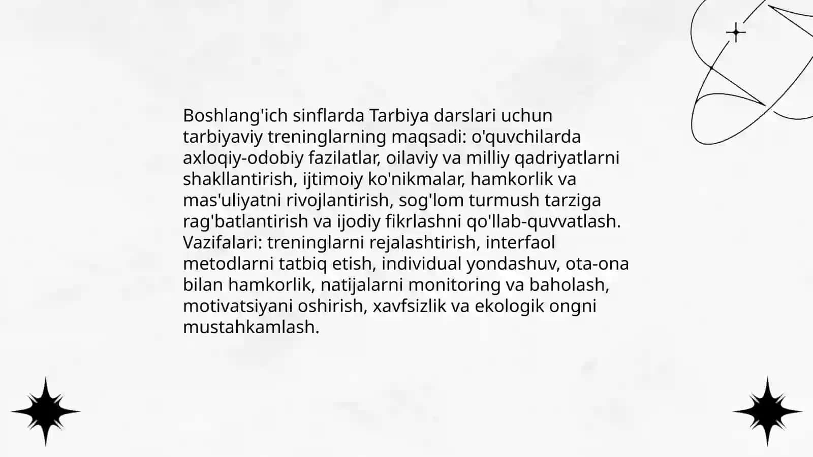 Tarbiyaviy treninglar 3