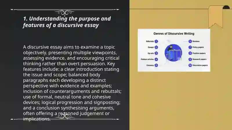 How to write discursive esssy 3