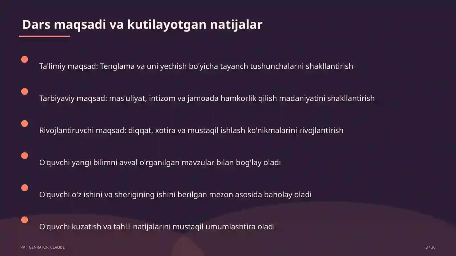 Tenglama va uni yechish (5-sinf) 3