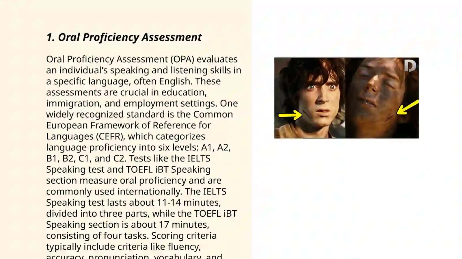 Oral Proficiency Assessment 3