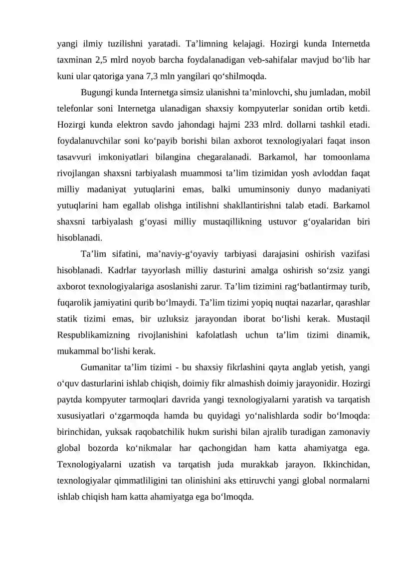 Axborot kommunikatsiya texnologiyalari 3