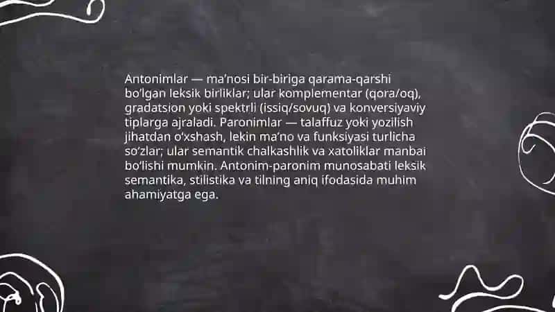 Antonim va paronim 3