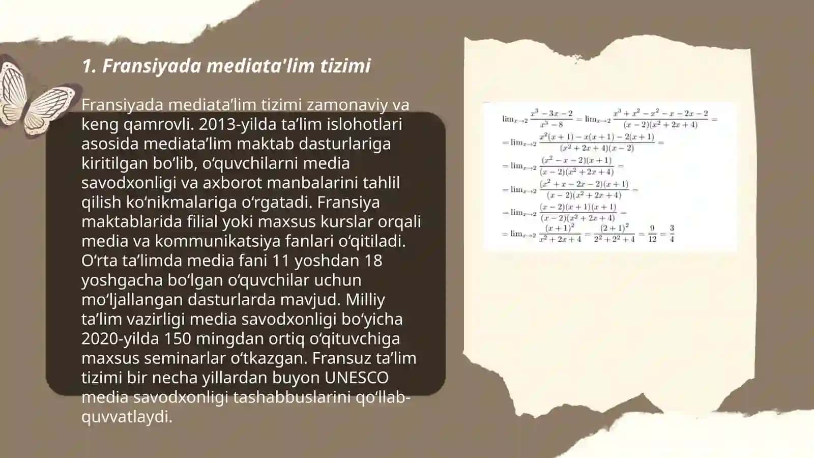 Fransiyada mediata'lim tizimi 3