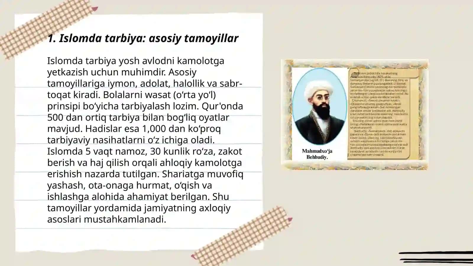 Islom dini va o‘zbekona tarbiya 3