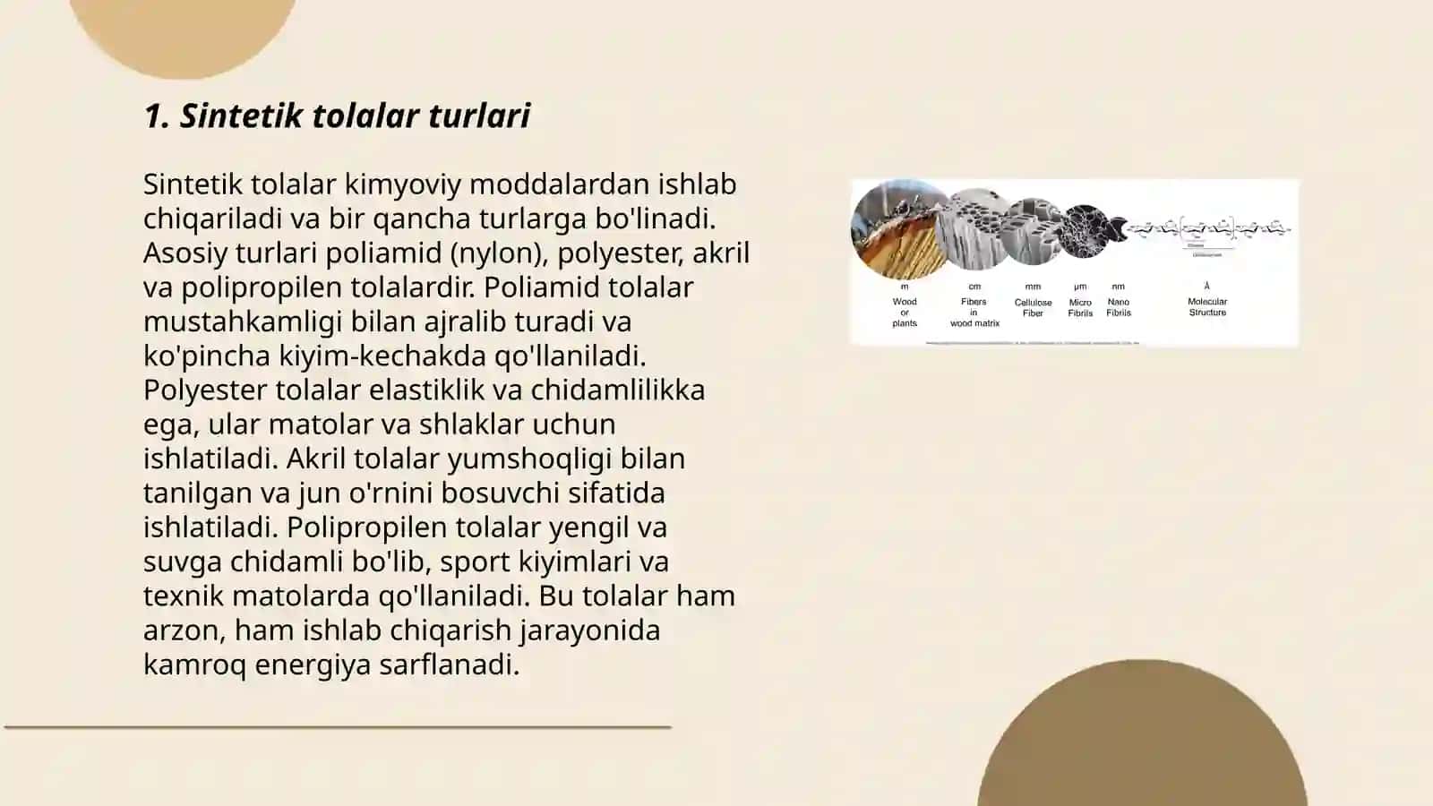 Sintetik tolalar ishlab chiqarish 3