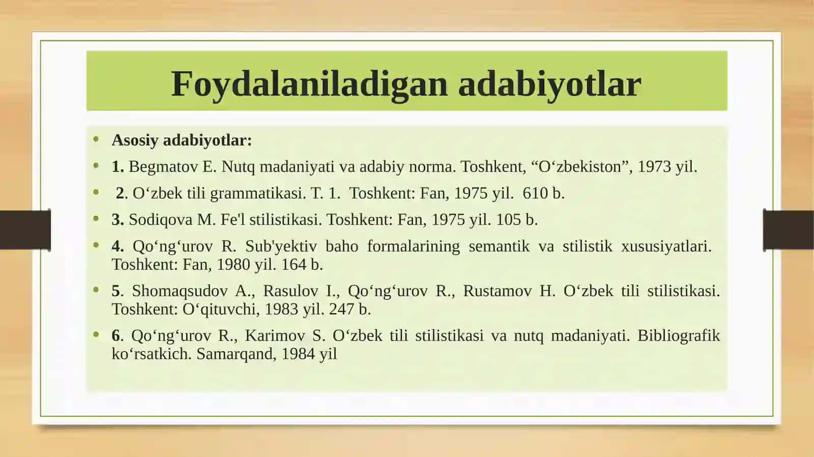 Rasmiy uslubning xususiyati va janrlari 3