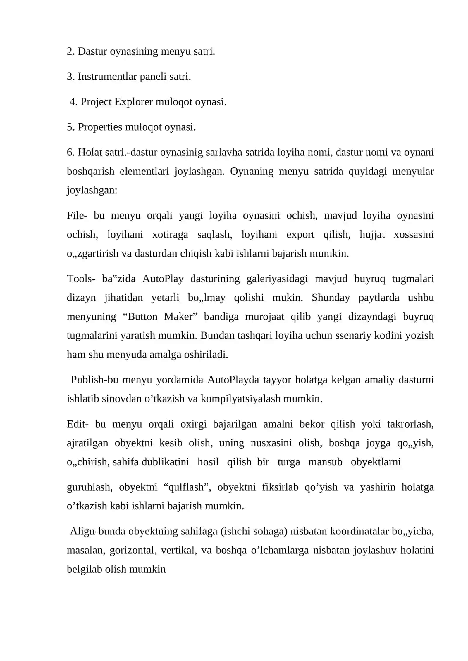 Autoplay Media Studio dasturi imkonyati 3