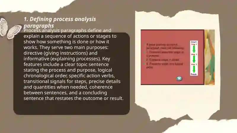 Developing paragraphs: Process analysis 3