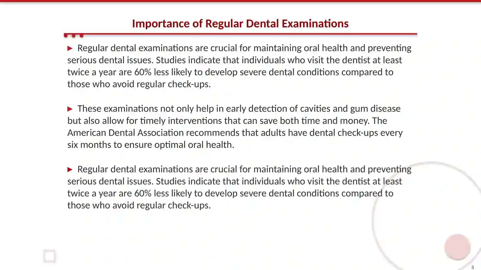 Dental Examination 3