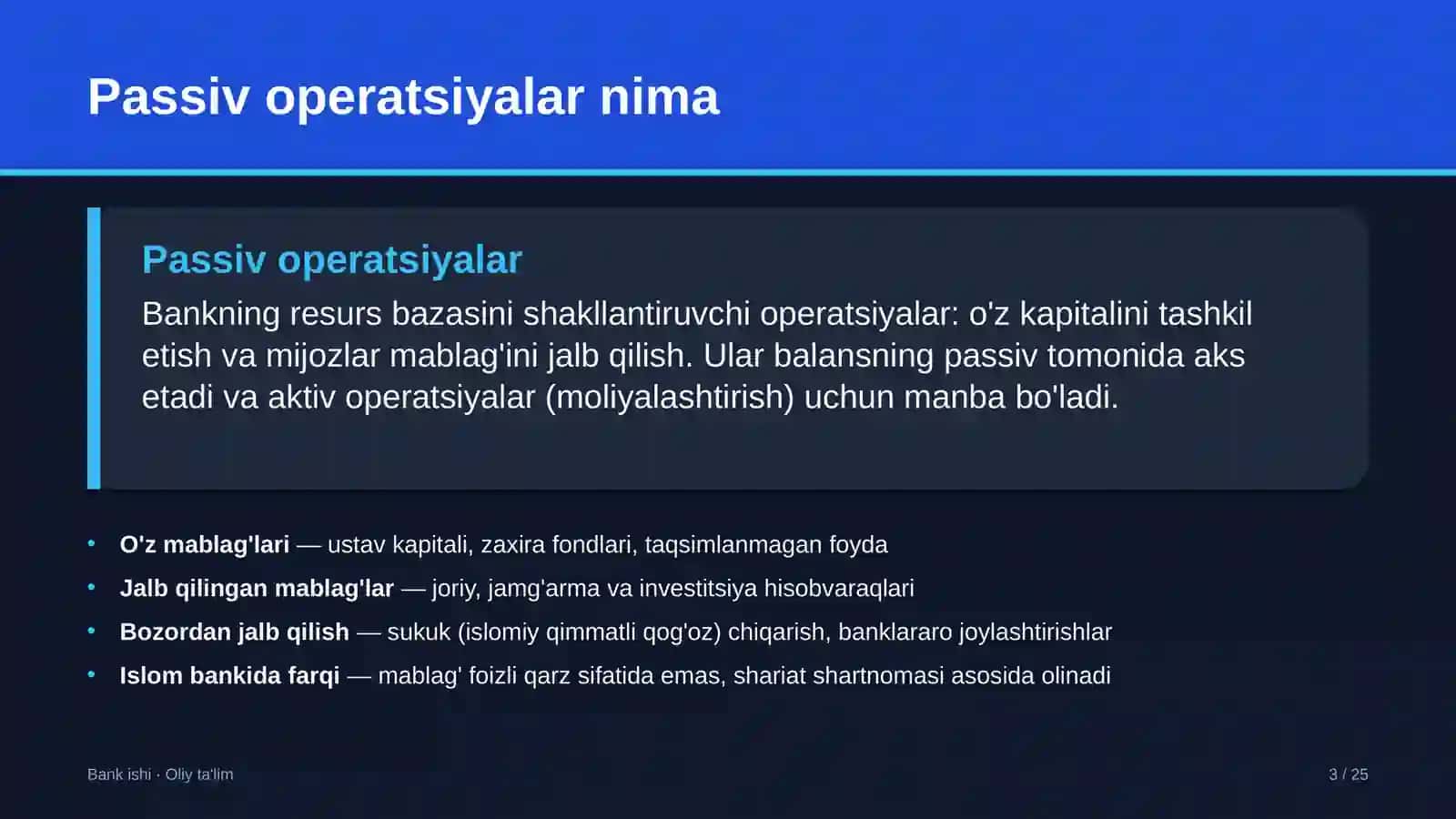 islom banklarining passiv operatsiyalari 5588 3