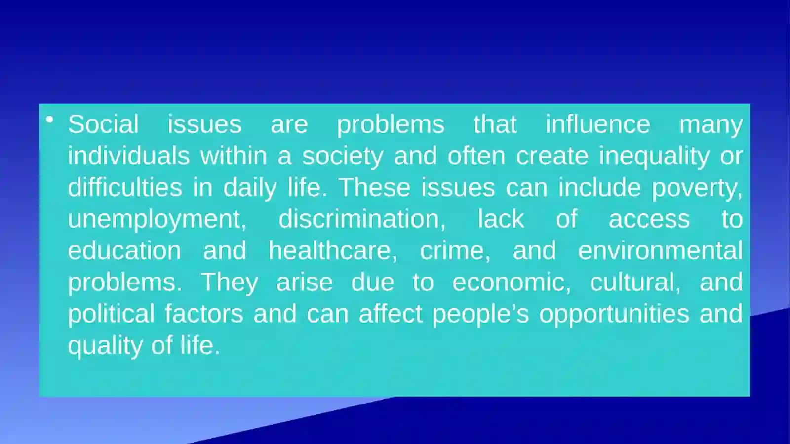 Social Issues Analysis 3