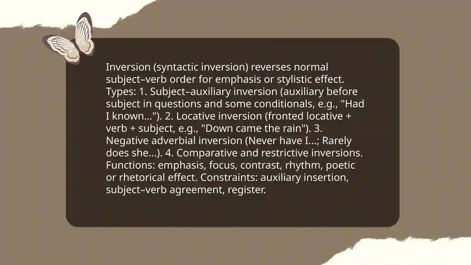 Syntactic Expressive Means and Stylistic Devices 3