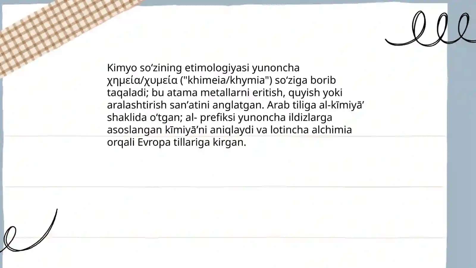 Kimyo iborasi 3