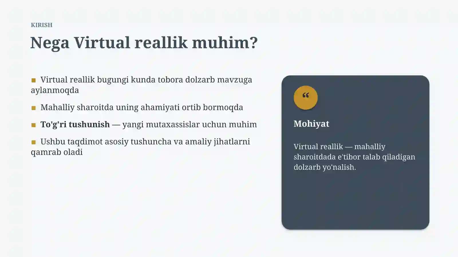 Virtual reallik 3
