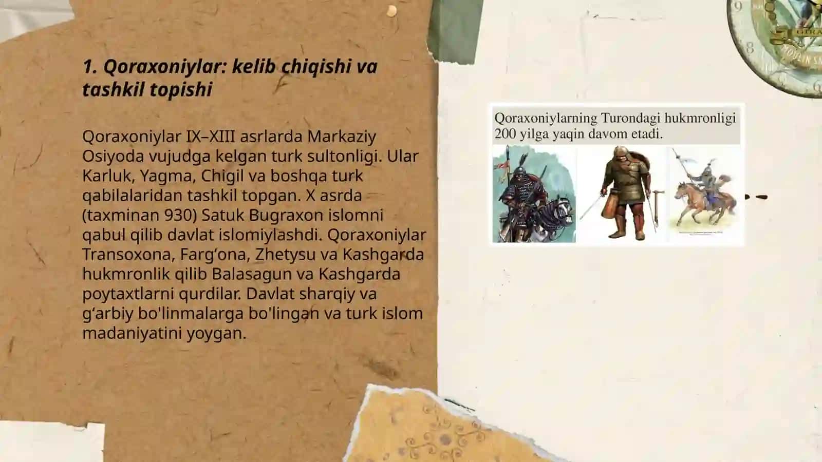 Qoraxoniylar 3