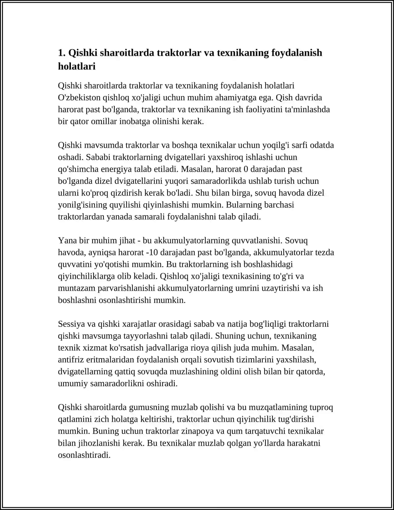 YER ISHLARINI QISHKI SHAROITLARDA BAJARISH 3