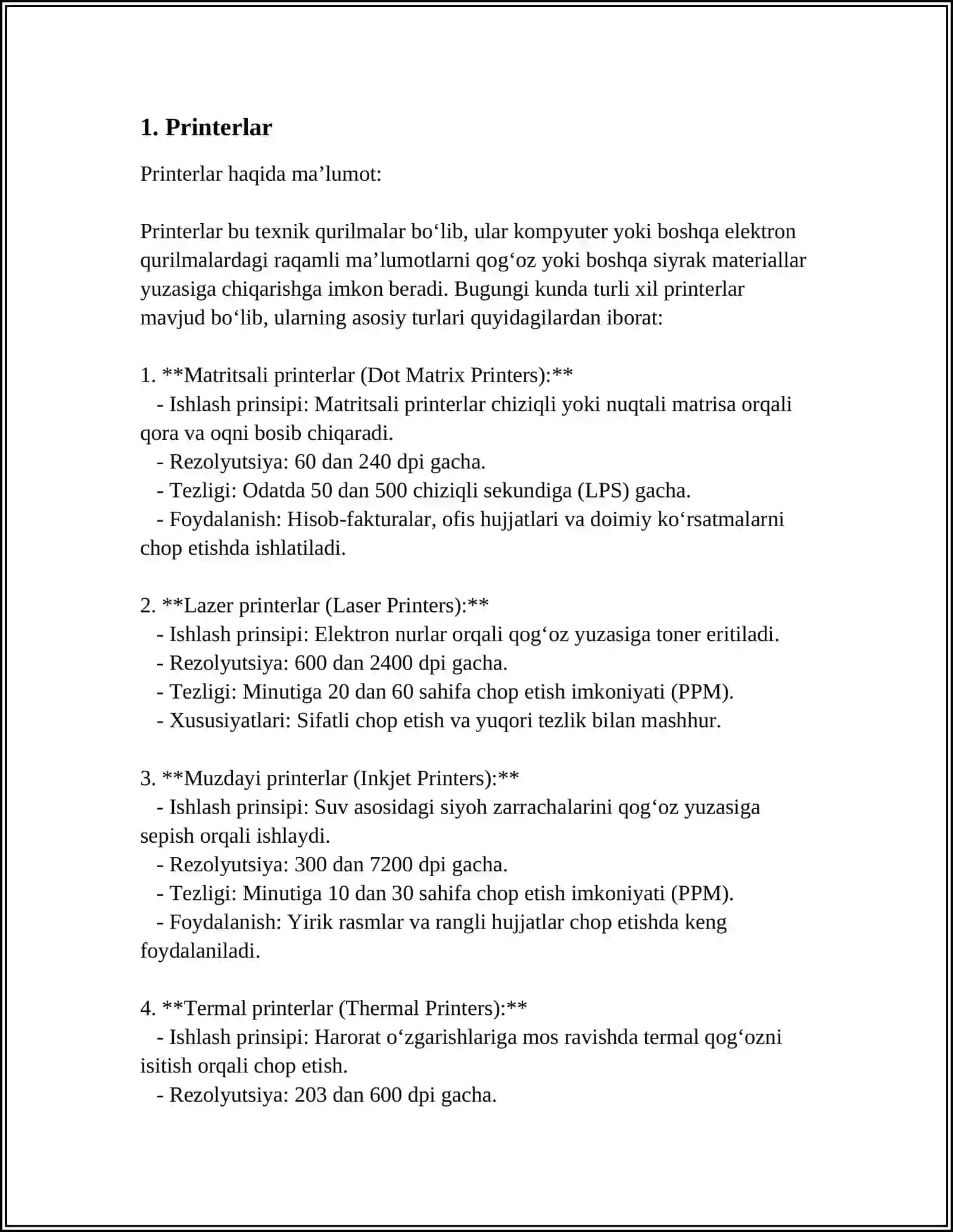 Printerlar 3
